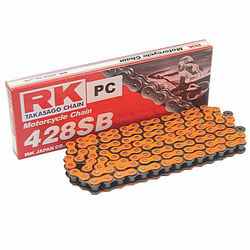 Rk Standard Chain Orange 428Sb/132 Open Chain With Spring Link For AJP 725.05.12 Rk Standard Chain Orange 428Sb/132 Open Chain With Spring Link For AJP 725.05.12